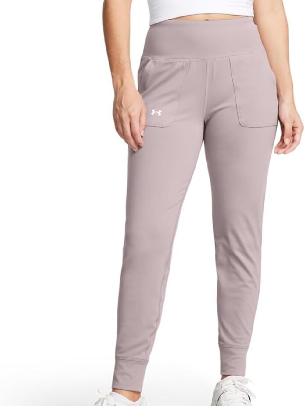 Under Armour Motion High Waist Dove Grey Joggers